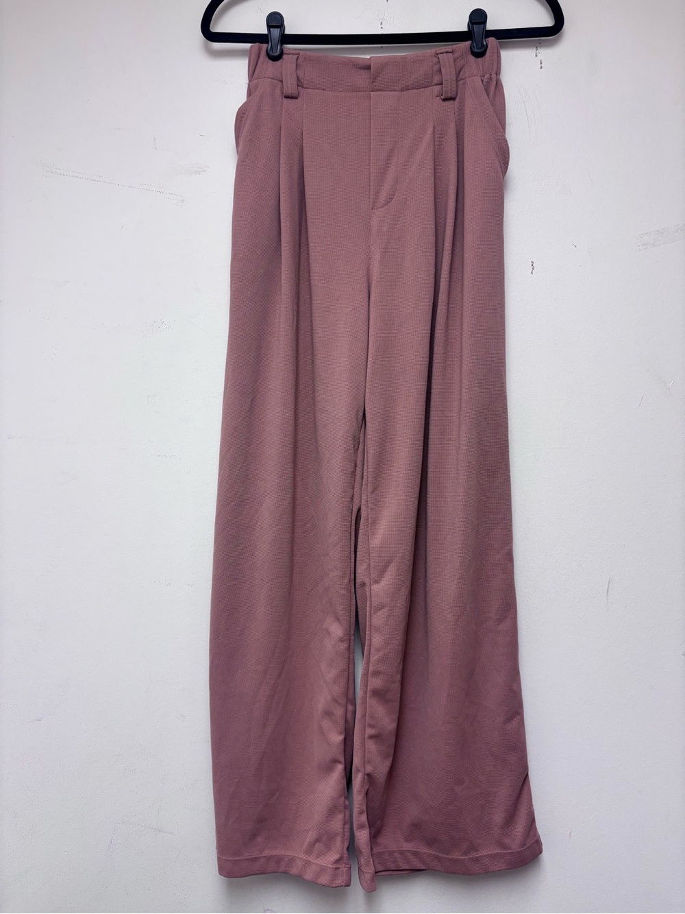 NWT Halara Flex High Waisted Pocket Wide Leg Waffle Work Pant - Picture 3 of 11